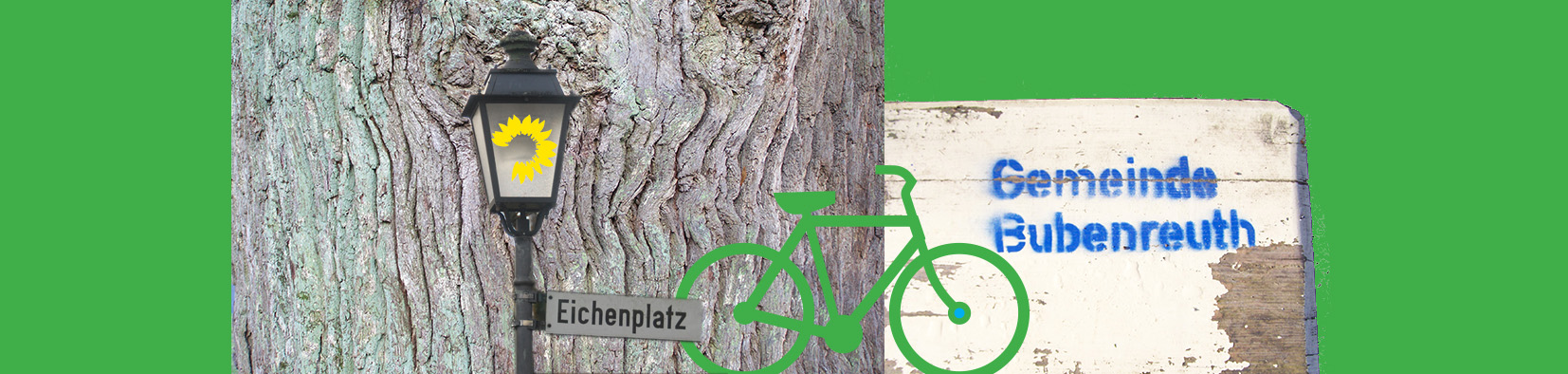 Banner der Grünen Bubenreuth